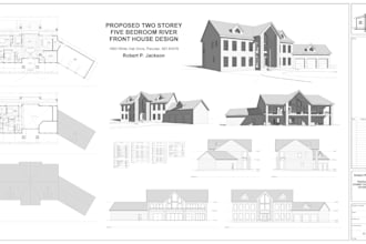 provide city permit drawings for adus and houses