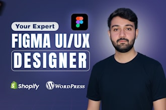 design modern UI UX in figma for website, app, or ecommerce