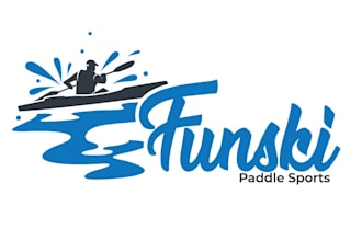 design kayak and surf ski shop logo