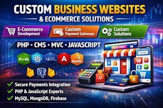 develop business ecommerce and ai solutions