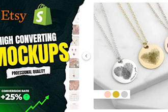 create high converting jewelry mockups for etsy listing