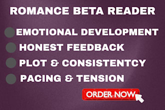 or beta read fantacy fiction dark romance critique and provide feedback
