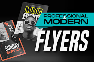 design professional flyer and poster