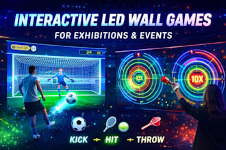 develop touch screen applications and games for exhibitions and events