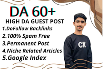 do high quality guest posting on general websites for SEO backlinks