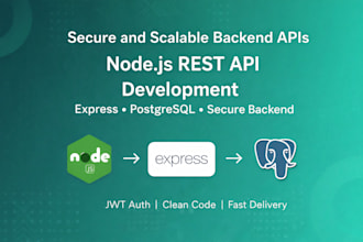 build a secure rest API using node js express and postgresql