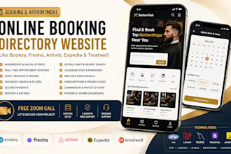 do barbershop marketplace, classified directory, barbershop website
