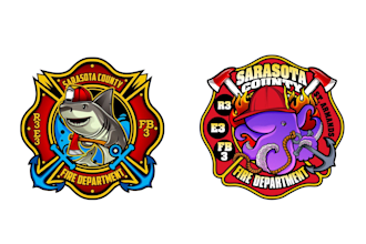 design original fire fighter logo