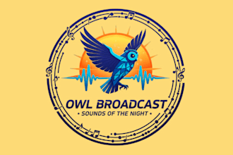 do professional and unique radio station logo