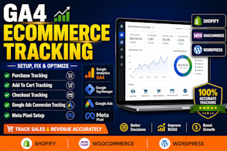 setup ga4 ecommerce tracking and conversion tracking