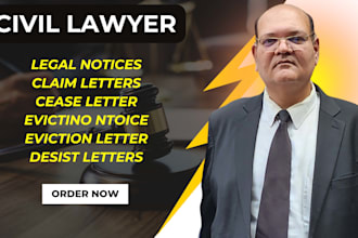be your civil and cooperate litigation attorney and help you