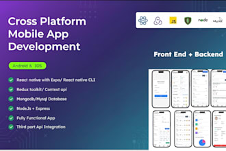 build android  ios apps with react native