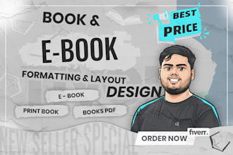 professional kindle ebook formatting and print book cover design