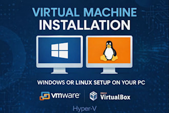 install and configure vmware, virtualbox or hyperv virtual machines for you