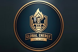 draw amazing oil and gas company logo for your business