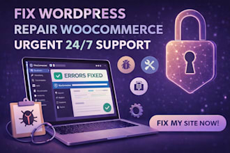 fix wordpress errors, repair woocommerce bugs