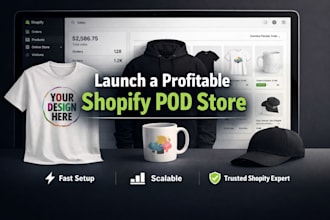 build gelato shopify print on demand printify printiful dropshipping store