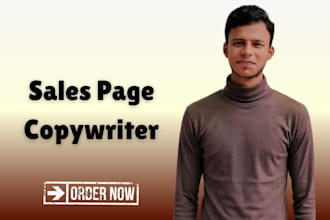 copywrite your landing page and sales page copy that converts instantly