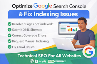 setup google search console and fix indexing issues