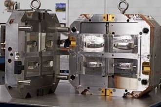 design mold of plastic injection molding or 3d printing, silicone