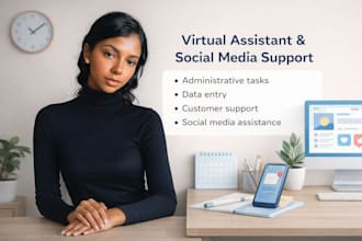 be your virtual assistant and social media support