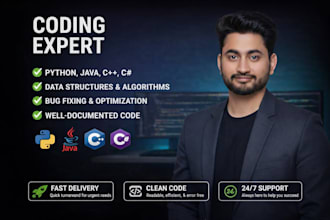 help you in c sharp, c, cpp, java, python, cuda, socket programming, desktop app