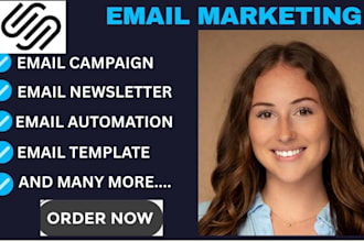 setup  squarespace email automation campaign custom email template