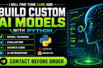 fine tune llms and build custom ai models using python