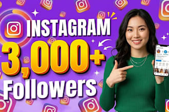 get 3000 organic instagram followers