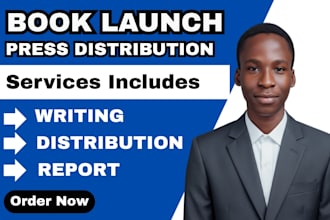 write distribute pro press release pr distribution and promotion, book launch pr
