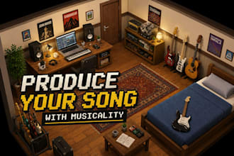 produce your song with musicality and professional quality
