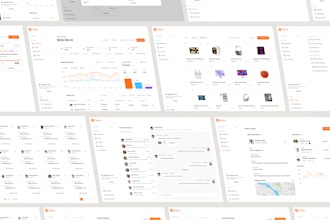 design webapp, saas, dashboard, admin panel UI UX in figma