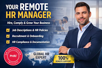 be your senior HR consultant for remote HR support