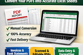 convert PDF to excel with accuracy