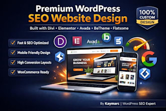 design wordpress ecommerce SEO website with betheme flatsome avada theme