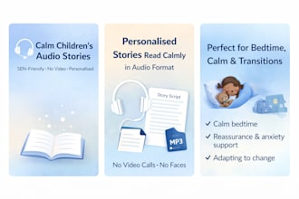 read sen friendly childrens stories in a calm voice