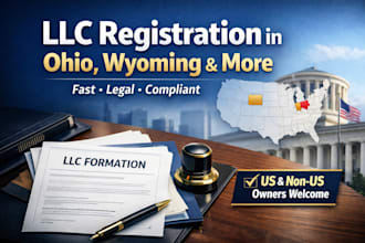 do llc registration in ohio, wyoming, and other US states