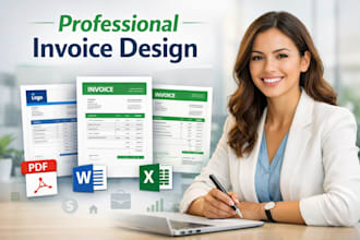 design a professional invoice template for your business