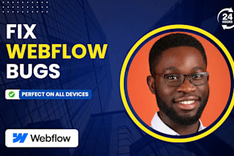 fix webflow bugs and responsive design issues