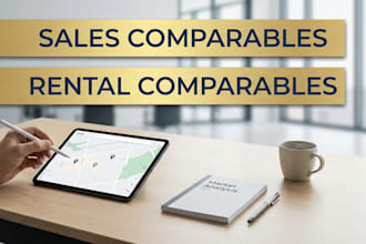 run real estate sales and rental comparables