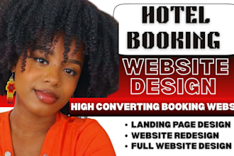 travel agency booking website hotel booking wordpress website landing page