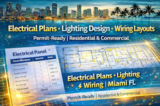 design electrical plans lighting and wiring layouts for miami florida