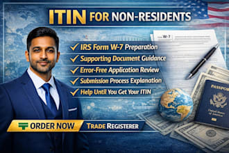 get your itin individual taxpayer identification number as a non resident fast