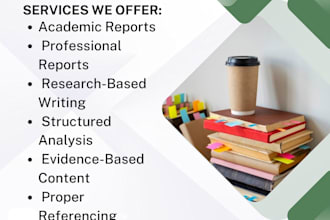 write well structured academic and professional reports