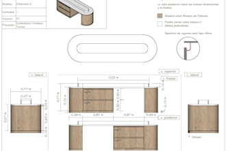 create detailed custom furniture drawings