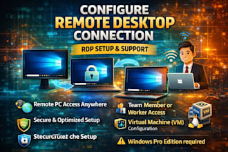 configure remote desktop connection rdp