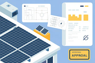 design accurate solar pv layouts, electrical plans for your project