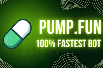 make pump fun bot, bundle bot,  volume bot, solana trading bot