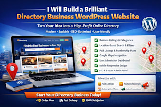 build a brilliant directory business wordpress directory website