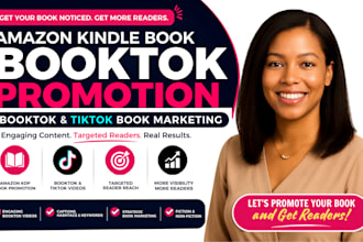 do amazon kindle viral book promotion booktok and tiktok book marketing